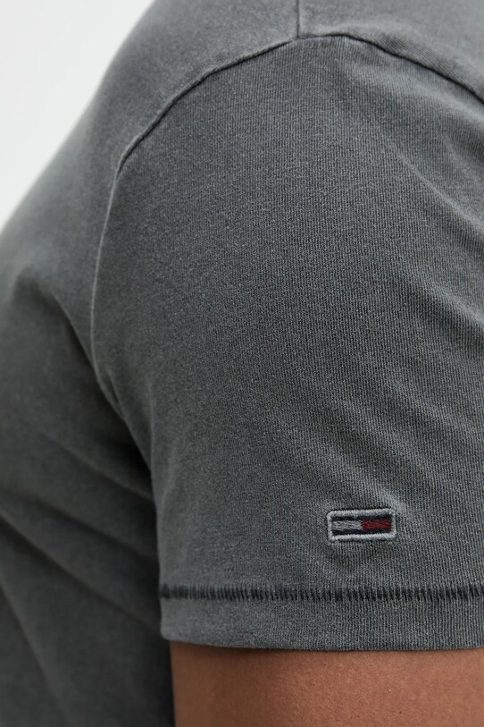Tommy Jeans tricou din bumbac DM0DM20811 gri
