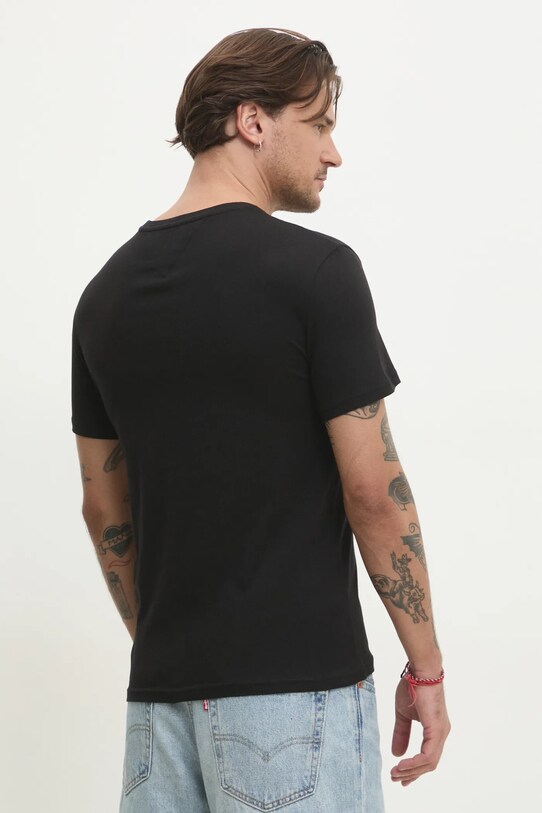 Βαμβακερό μπλουζάκι Tommy Jeans 3-pack DM0DM21579