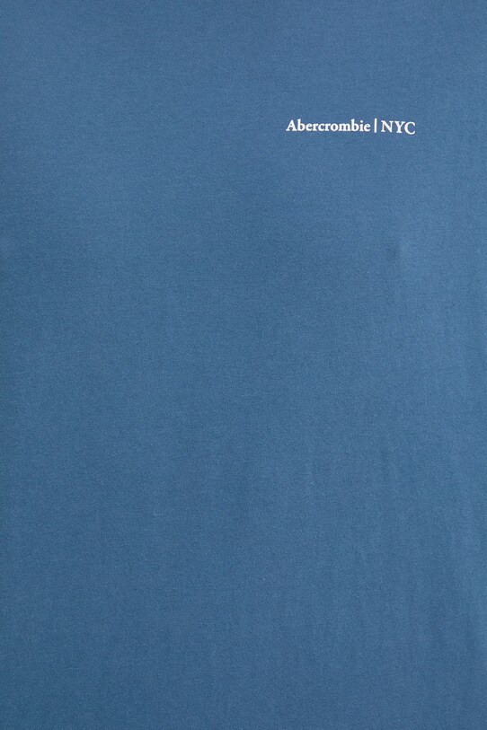 Abercrombie & Fitch t-shirt bawełniany niebieski KI123.5017.213