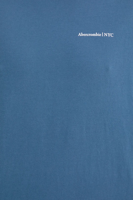 Abercrombie & Fitch t-shirt bawełniany niebieski KI123.5017.213
