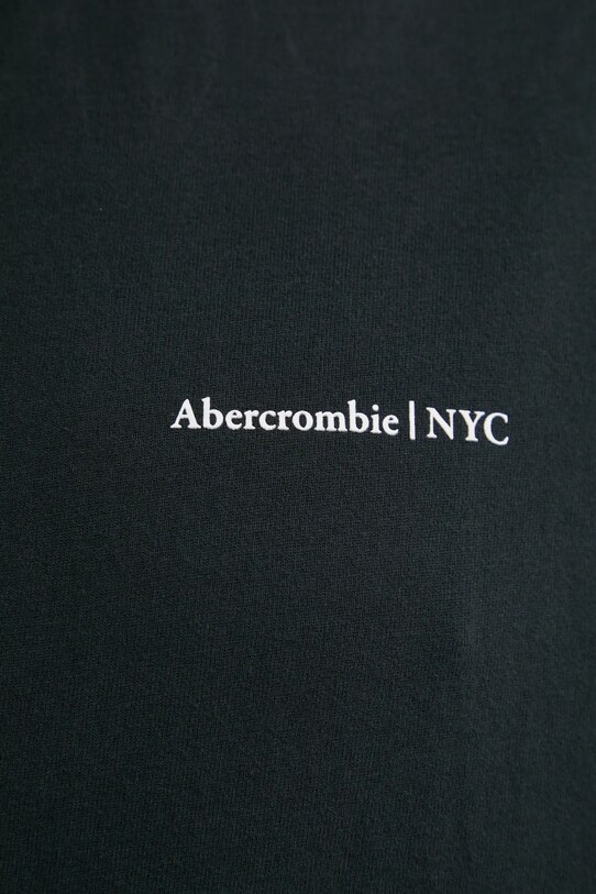 Bavlnené tričko Abercrombie & Fitch KI123.5017.903 čierna