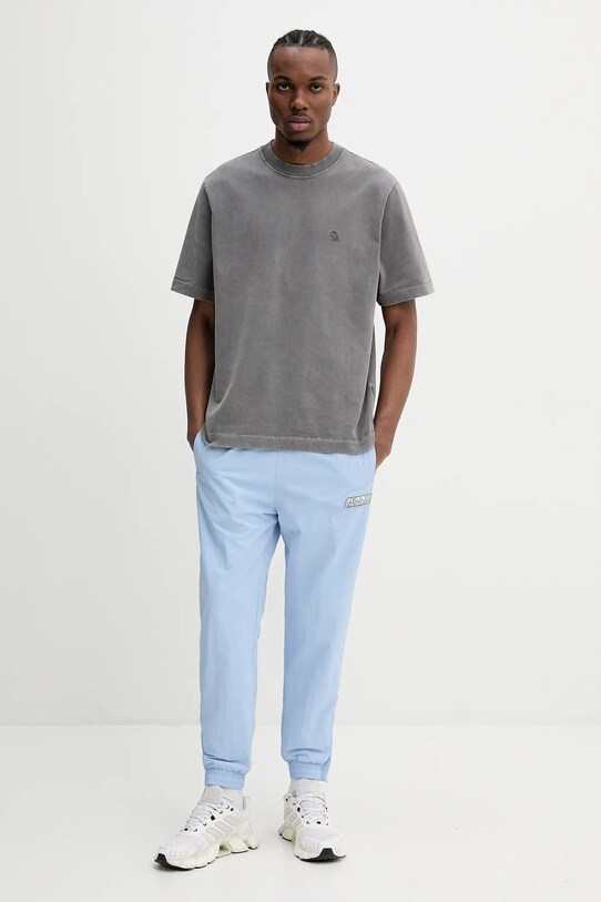 Abercrombie & Fitch tricou din bumbac KI124.5181.130 gri SS25
