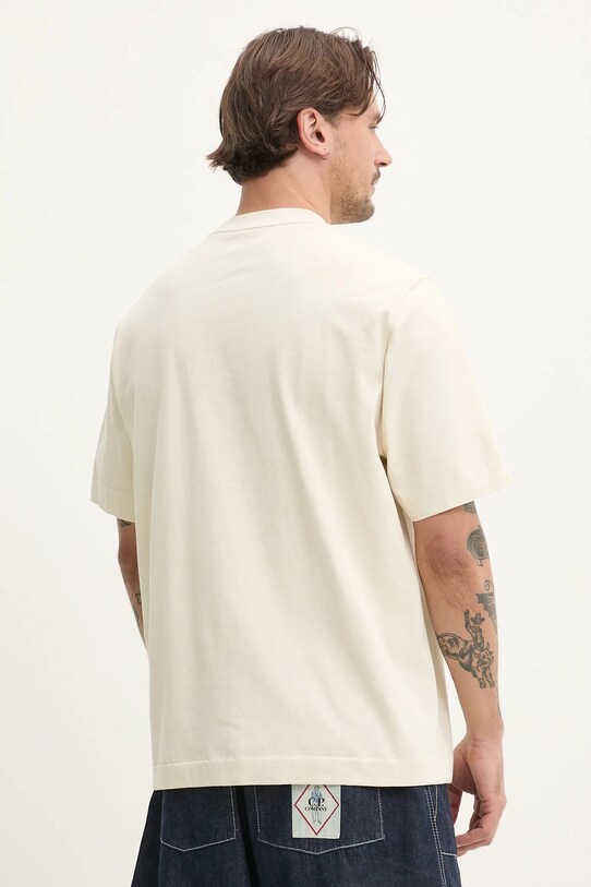Îmbrăcăminte Abercrombie & Fitch tricou din bumbac KI124.5181.150 bej