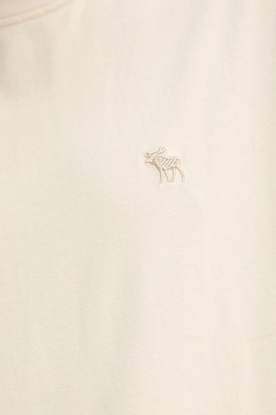 Abercrombie & Fitch tricou din bumbac bej KI124.5181.150