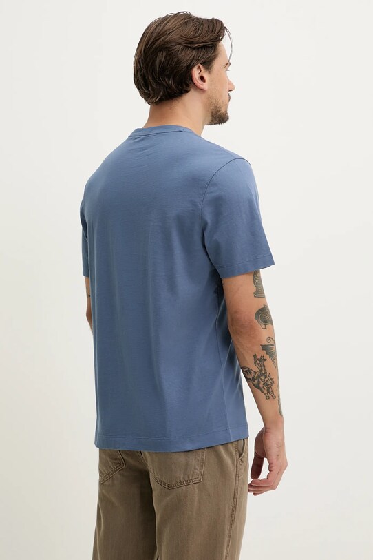 Oblečenie Bavlnené tričko Abercrombie & Fitch KI175.5130.200 modrá