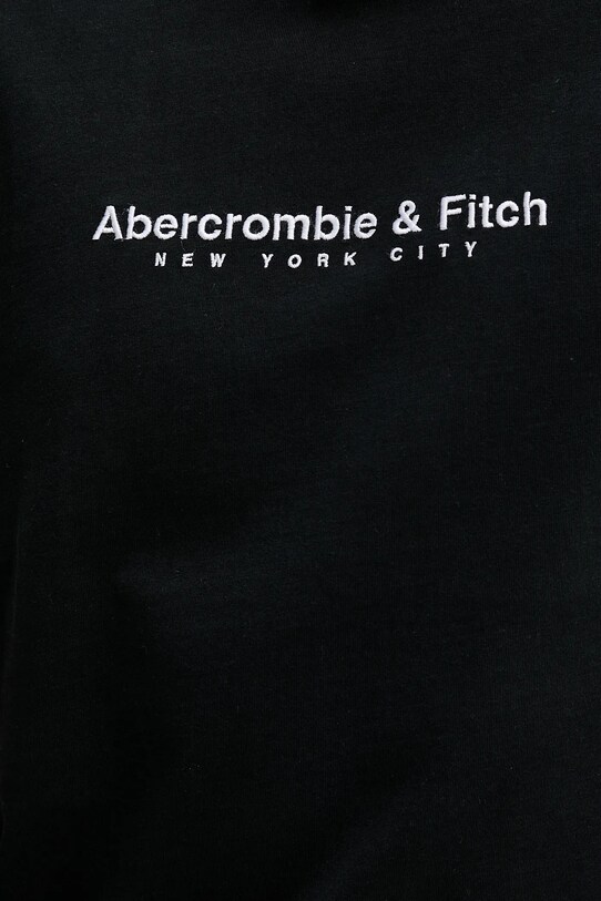 Bavlněné tričko Abercrombie & Fitch KI175.5130.900 černá