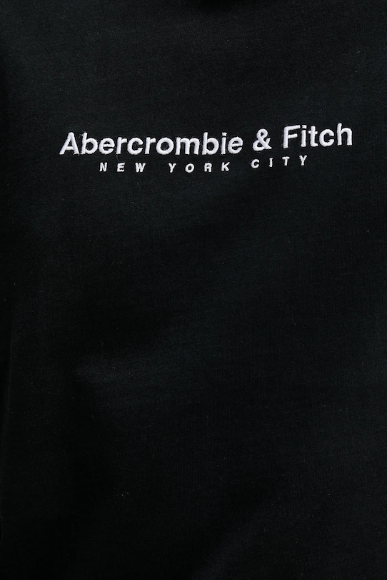 Bavlnené tričko Abercrombie & Fitch KI175.5130.900 čierna