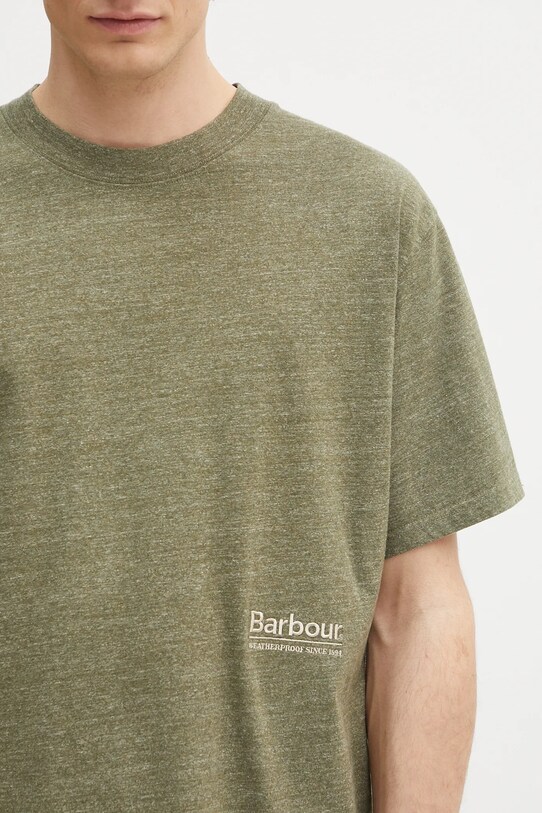 Barbour t-shirt Barbour Calton Linen Blend OS Fit T-Shirt verde MTS1404