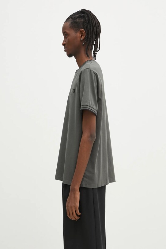Fred Perry cotton t-shirt M1588.U70 green SS25
