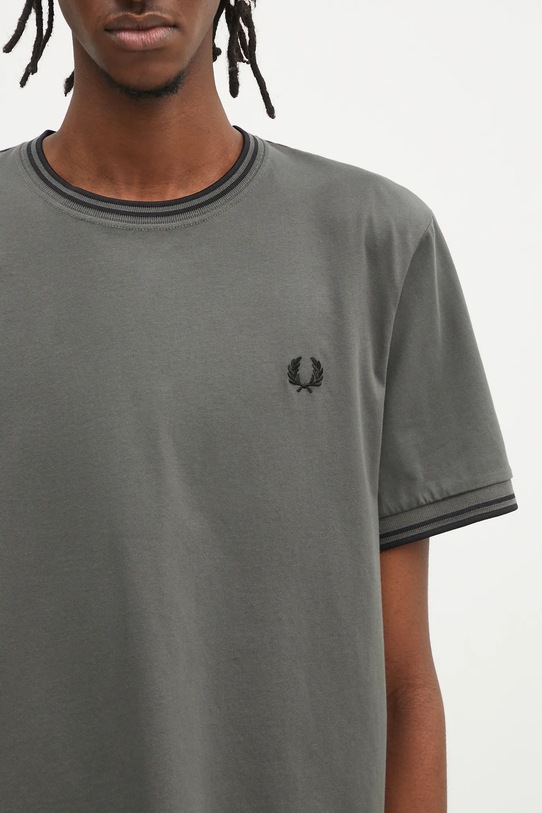 Fred Perry cotton t-shirt green M1588.U70