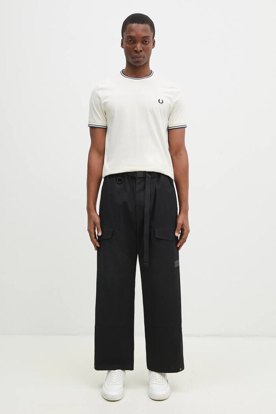 Хлопковая футболка Fred Perry M1588.Y24 бежевый