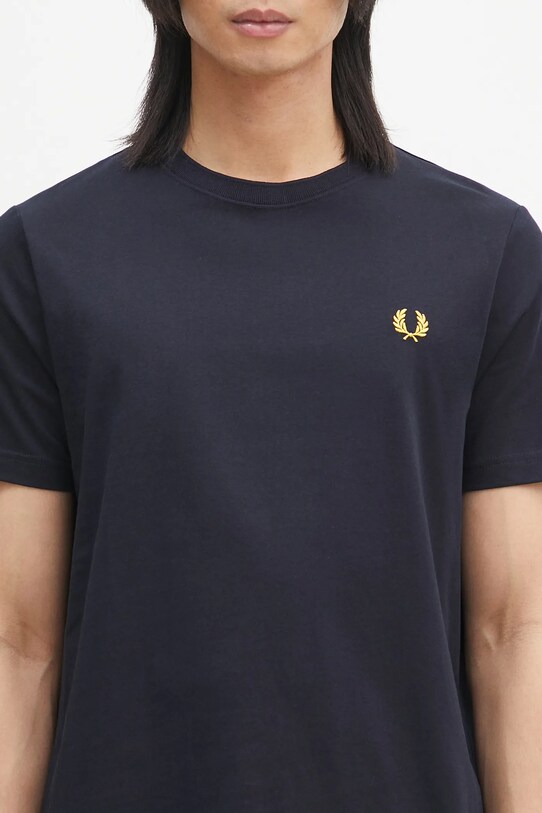 Pamučna majica Fred Perry mornarsko plava M1600.W75