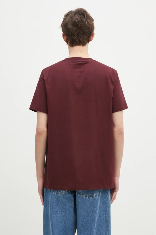Одежда Хлопковая футболка Fred Perry M4580.K22 бордо