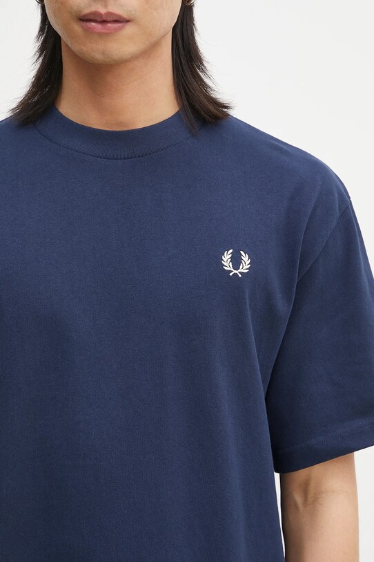 Хлопковая футболка Fred Perry тёмно-синий M9826.X86