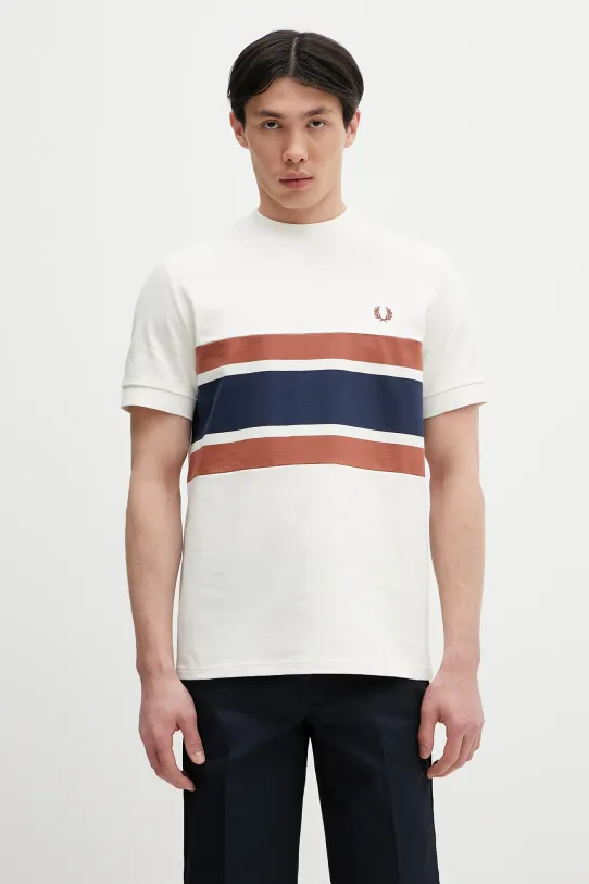 Fred Perry cotton t-shirt regular beige M9860.760