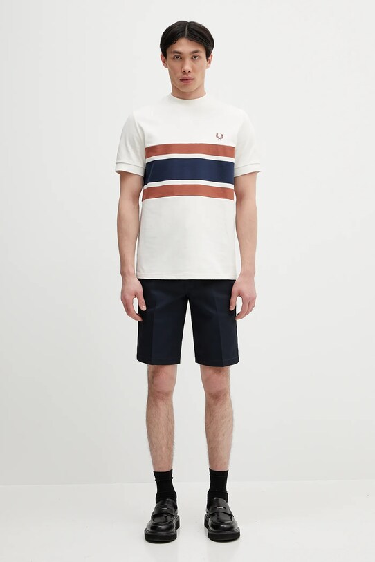 Бавовняна футболка Fred Perry M9860.760 бежевий