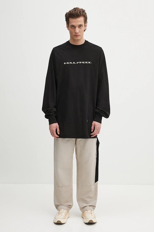 Хлопковый лонгслив Rick Owens DRKSHDW Jumbo Ls T DU01E3261.RNEP5
