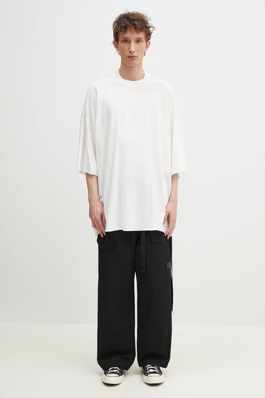 Rick Owens tricou din bumbac Tommy T DU01E3259.RN alb
