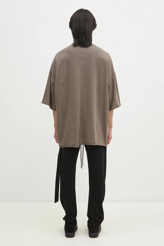 Одяг Бавовняна футболка Rick Owens Tommy T DU01E3259.RN коричневий