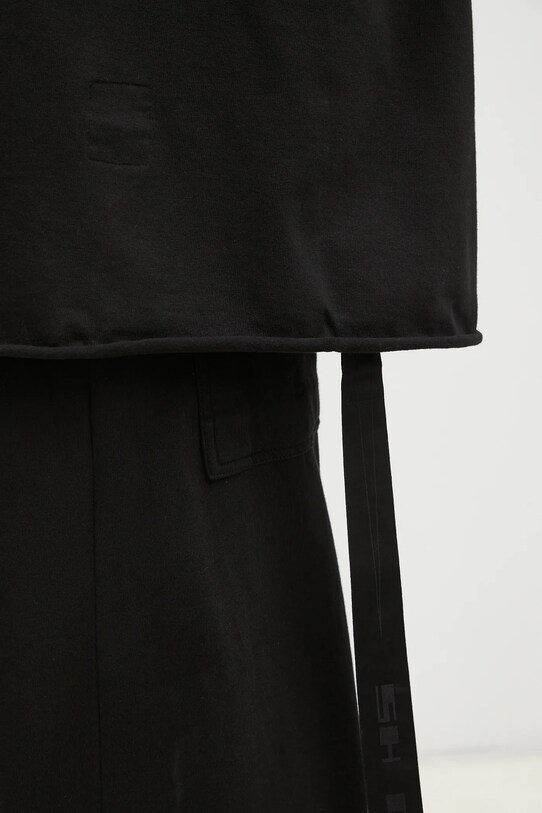 Pamučna majica Rick Owens Jumbo Ss T crna DU01E3274.RIG