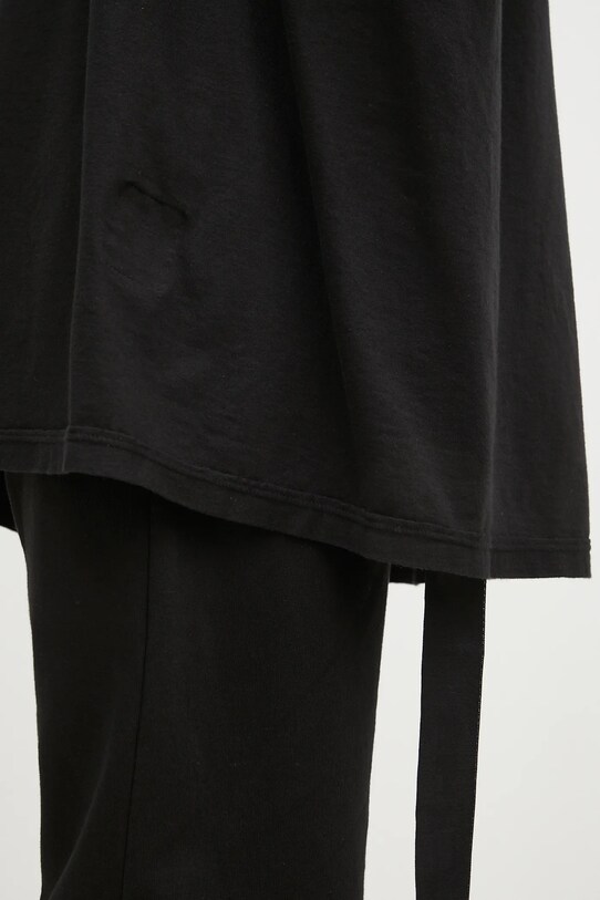 Бавовняна футболка Rick Owens Tarp T чорний DU01E3158.RN