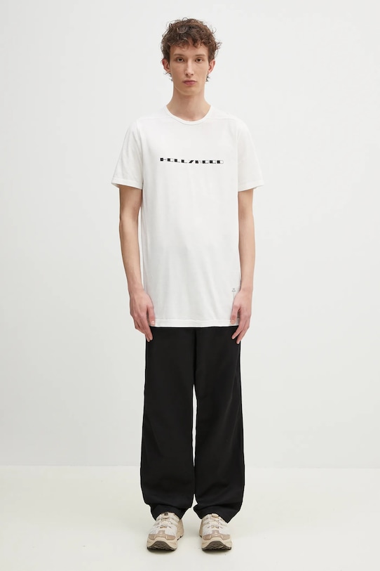 Памучна тениска Rick Owens Level T DU01E3250.RNEP5P бял