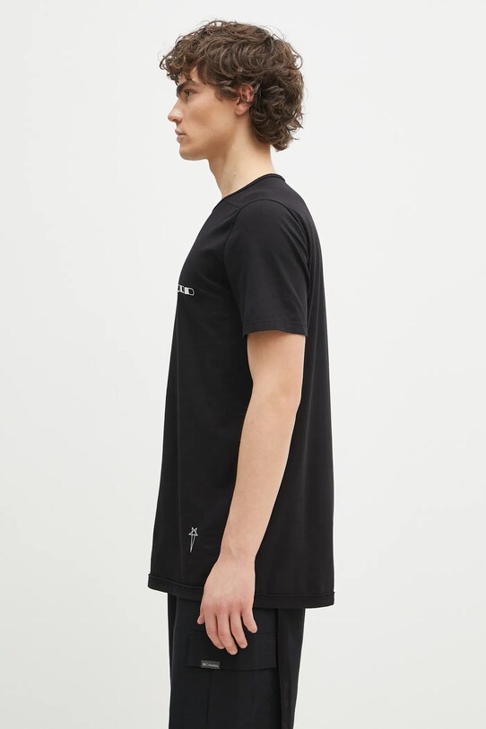 Rick Owens t-shirt in cotone Level T DU01E3250.RNEP5P nero SS25