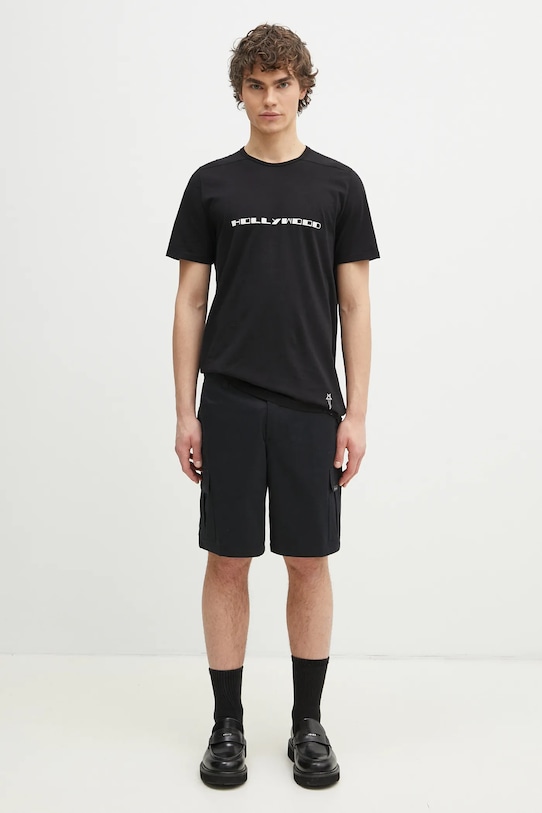 Rick Owens cotton t-shirt Level T DU01E3250.RNEP5P black