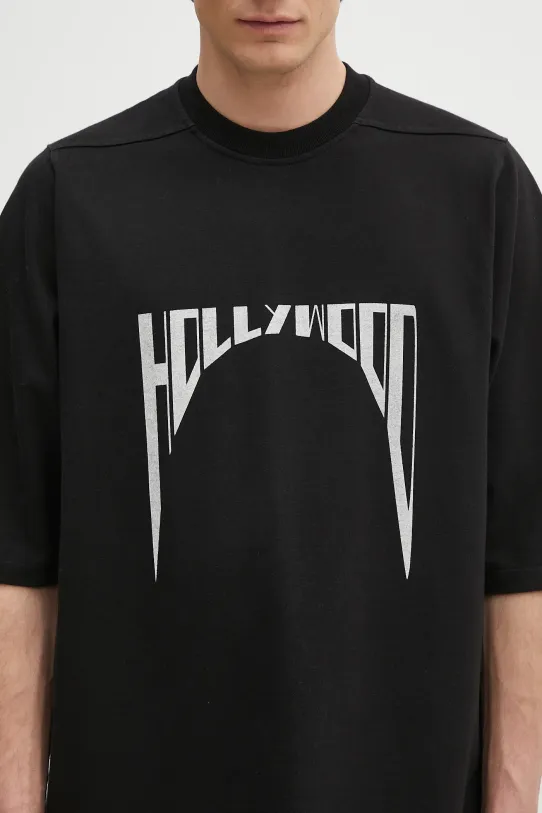 Хлопковая футболка Rick Owens DRKSHDW Jumbo Ss T чёрный DU01E3274.RIGEP2