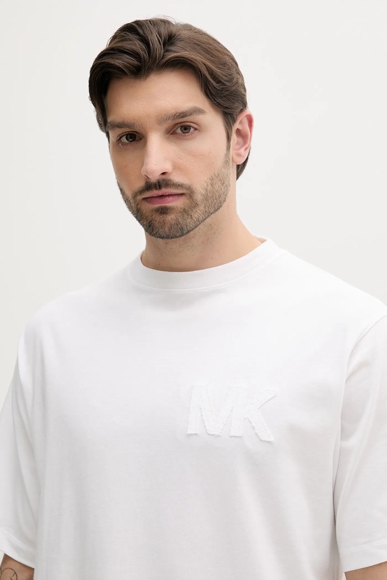 Bavlněné tričko Michael Kors bílá CS552HY1V2