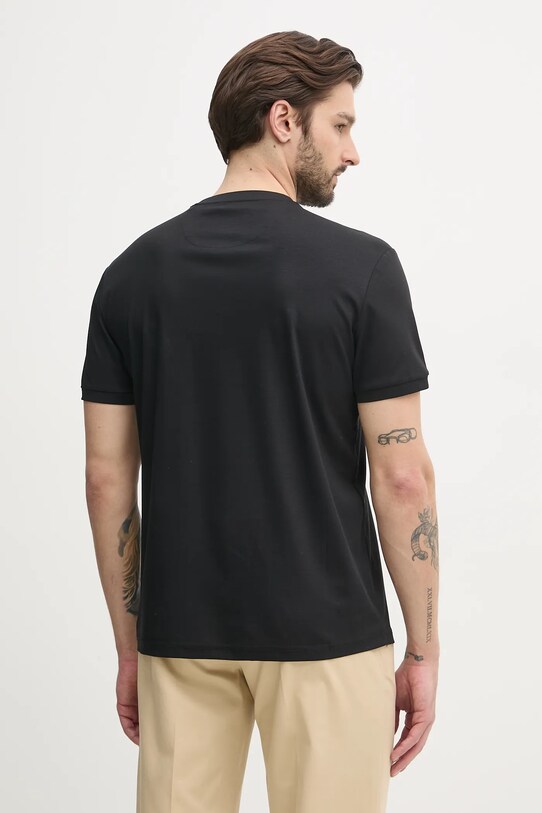 Îmbrăcăminte Marciano Guess tricou din amestec de mătase 5GHI08.6323A negru