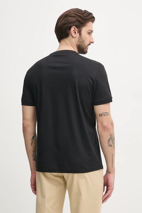 Îmbrăcăminte Marciano by Guess tricou din amestec de mătase 5GHI08.6323A negru