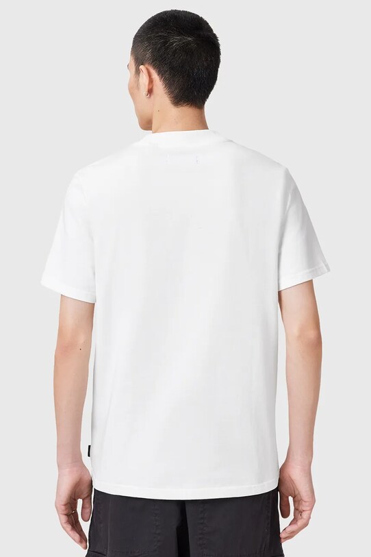 Хлопковая футболка AllSaints NERO белый M013JB
