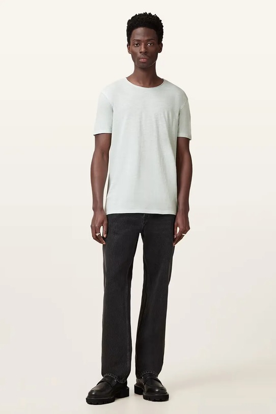 AllSaints t-shirt bawełniany FIGURE zielony M025JB