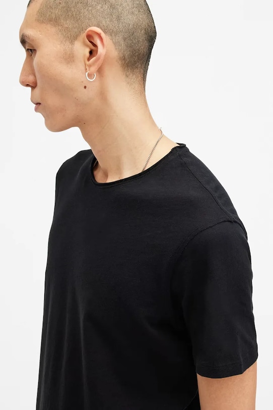 Oblečení Bavlněné tričko AllSaints FIGURE M025JB černá