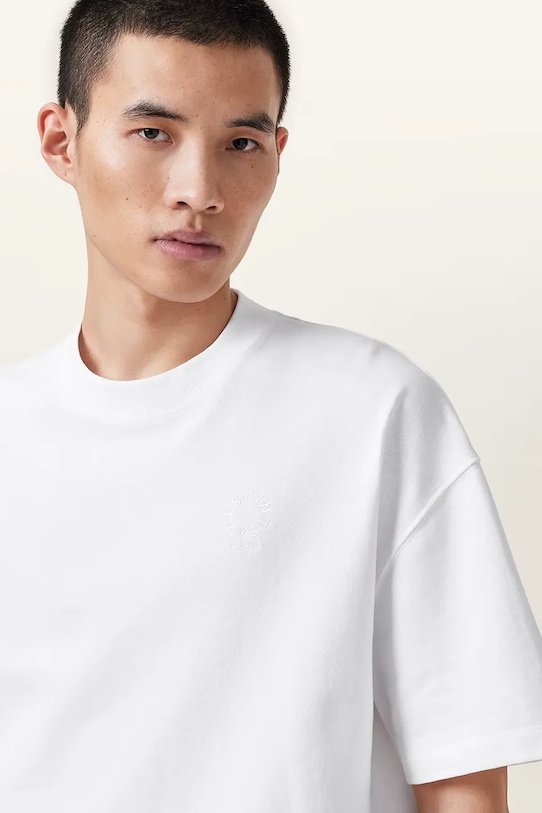 AllSaints t-shirt bawełniany HAVEN biały M029JC