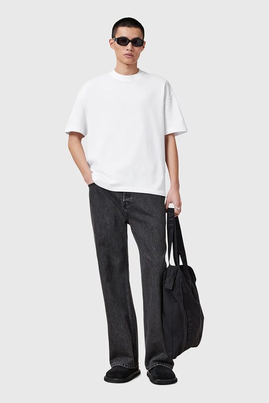 AllSaints t-shirt bawełniany HAVEN biały M029JC