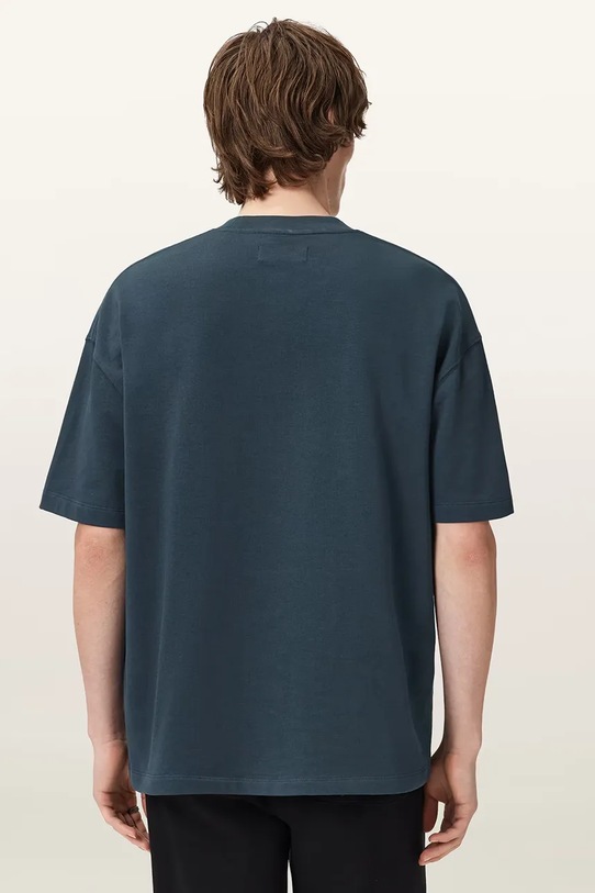 AllSaints t-shirt bawełniany HAVEN M029JC granatowy NC25