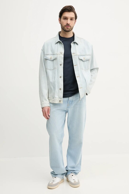 Geox t-shirt M5510K.T3245 granatowy SS25