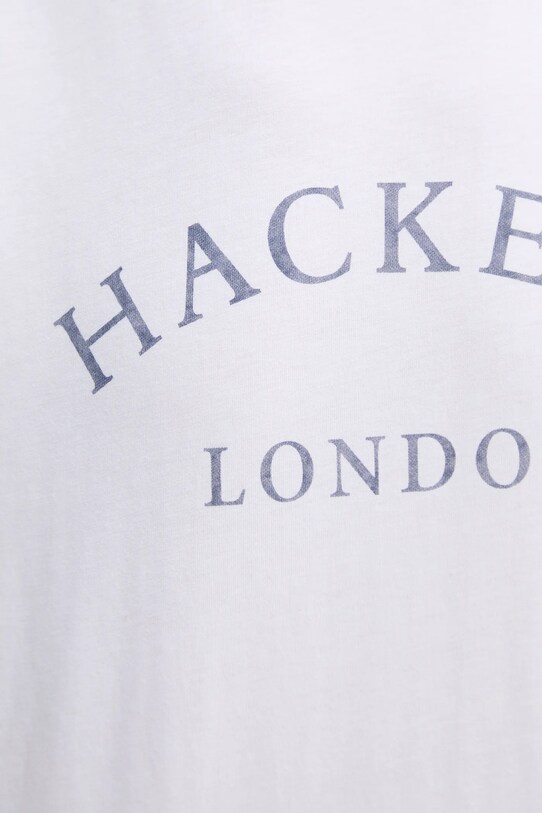 Бавовняна футболка Hackett London HM500893 білий