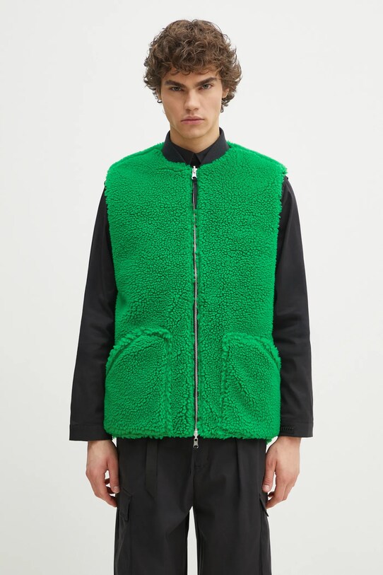 Oblečenie Obojstranná vesta Converse Converse x Patta Reversible Vest 10028295A01 zelená