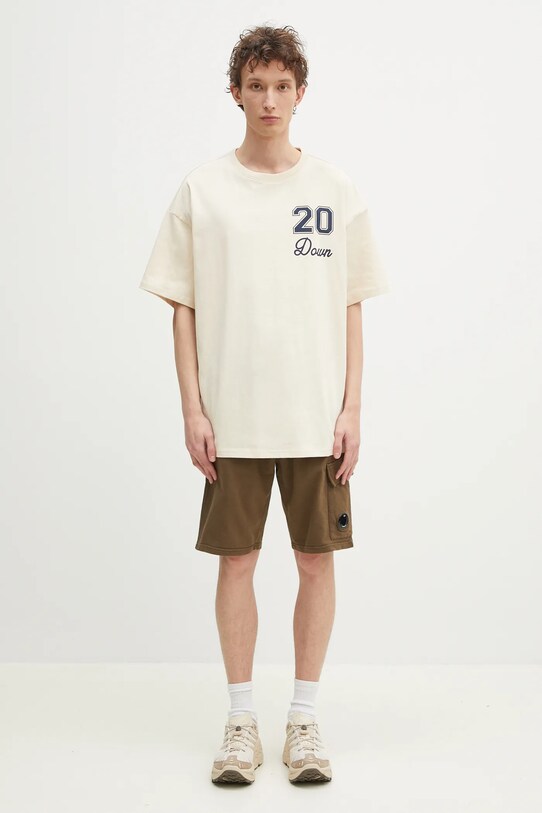 Converse maglietta in cotone Converse x Patta Gold Standard TShirt 10028296A01 beige