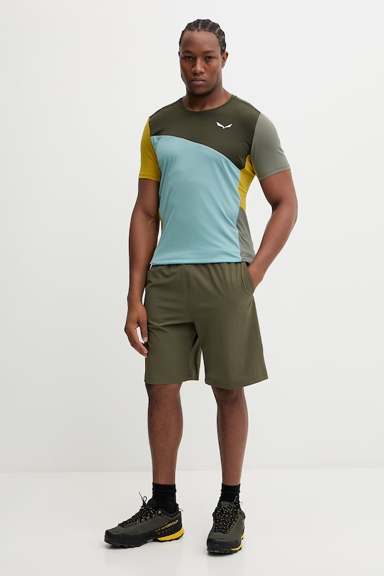 Salewa t-shirt sportowy Puez Sporty Dry 00.0000028632 zielony SS26