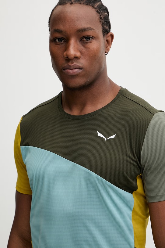 Salewa t-shirt sportowy Puez Sporty Dry zielony 00.0000028632