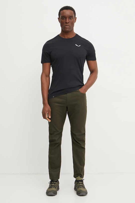 Αθλητικό μπλουζάκι Salewa Puez Sporty Dry 00.0000028632 μαύρο SS25