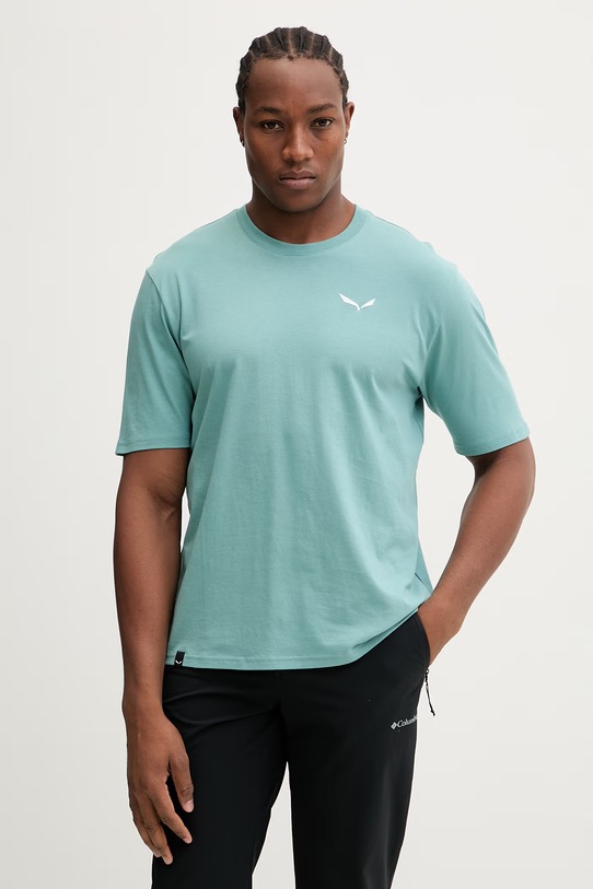 Oblačila Športna kratka majica Salewa Eagle Sunset 00.0000029150 turkizna