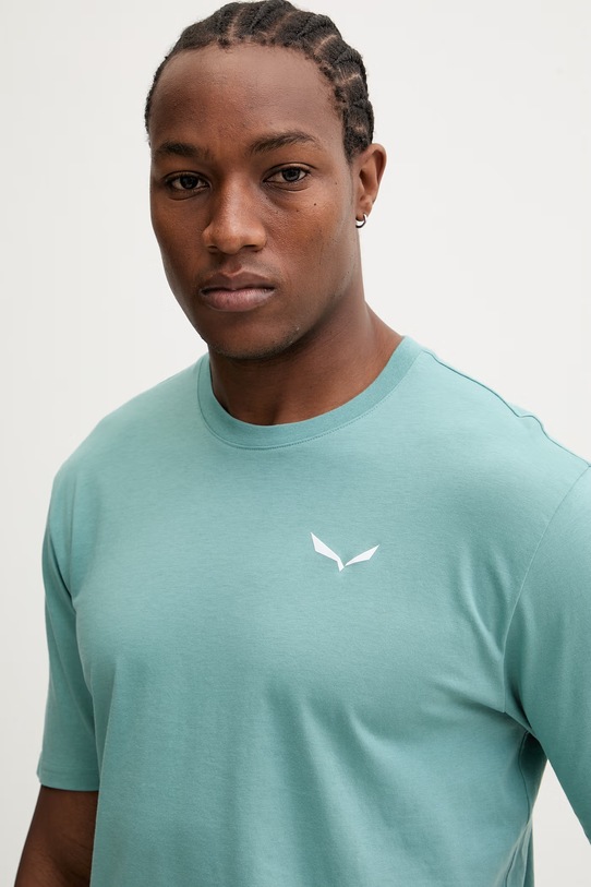 Športna kratka majica Salewa Eagle Sunset turkizna 00.0000029150