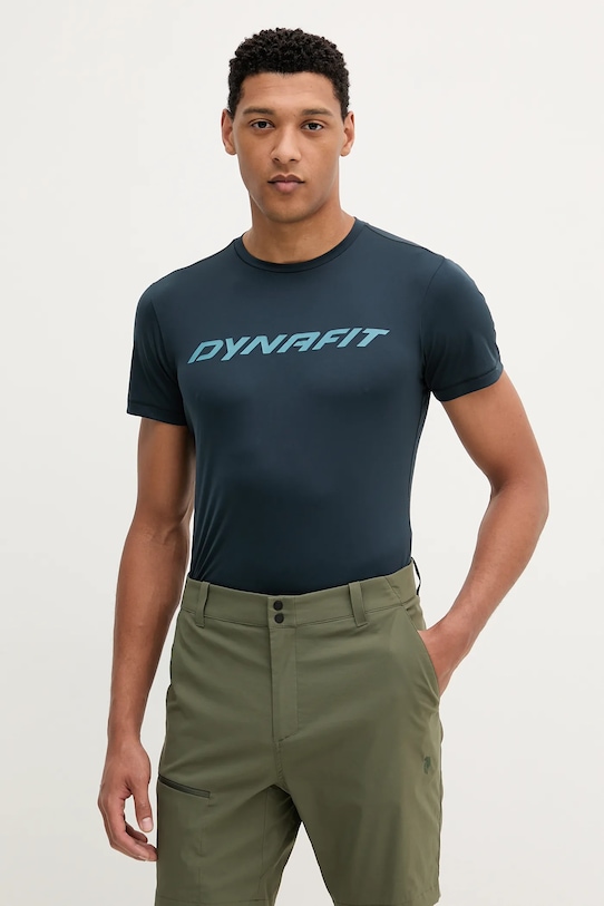 Dynafit tricou sport Traverse print bleumarin 08.0000070670