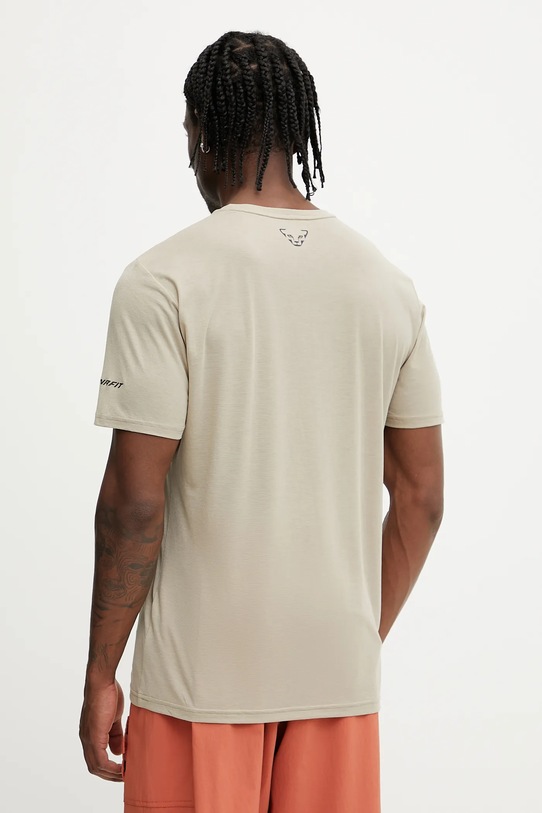 Odzież Dynafit t-shirt sportowy Transalper 08.0000071884 beżowy