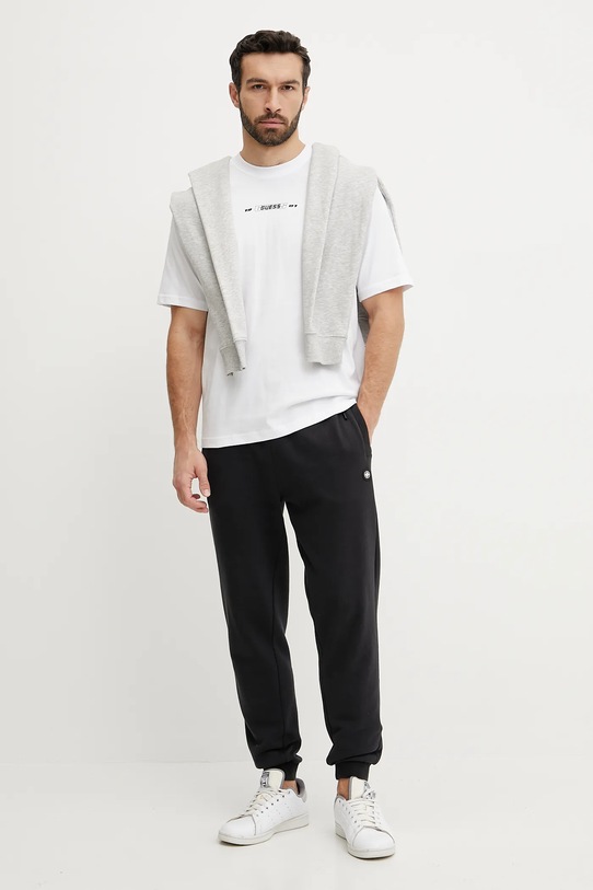 Bavlněné tričko Guess CHASTE Z5GI08.I3Z14 bílá SS25